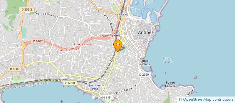 localisation de l'entreprise LA BOUL'ANGE à ANTIBES