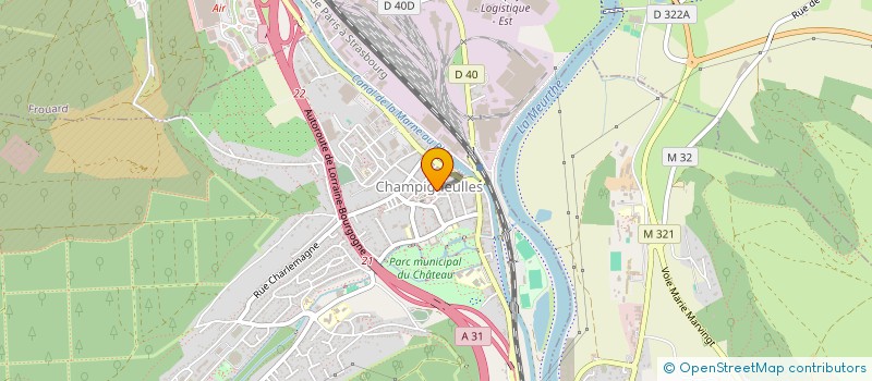 localisation de l'entreprise LA BOUL'ANGE  CHAMPIGNEULLES