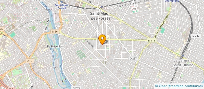 localisation de l'entreprise LA BOUL'ANGE DE LEA à SAINT-MAUR-DES-FOSSES