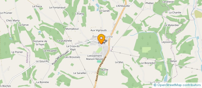 localisation de l'entreprise LA BOUL... GIRONDINE  SAINT-SYMPHORIEN