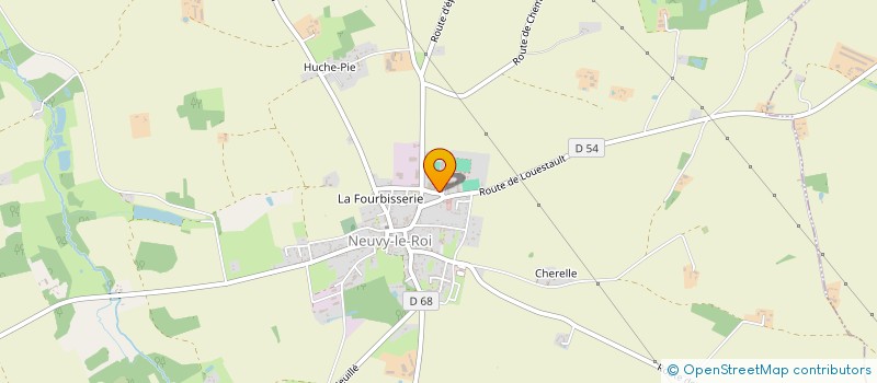 localisation de l'entreprise LA BOUL'NEUV  NEUVY-LE-ROI