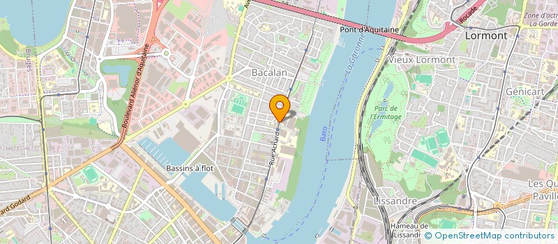 localisation de l'entreprise LA BOUL-PAT à BORDEAUX
