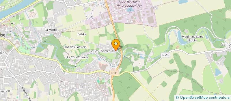 localisation de l'entreprise LA BOULANDE  SAINT-REGLE