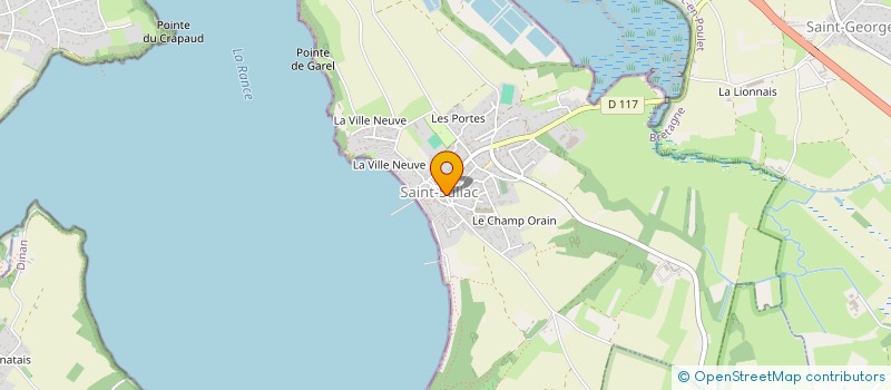 localisation de l'entreprise LA BOULANGE  SAINT-GUINOUX