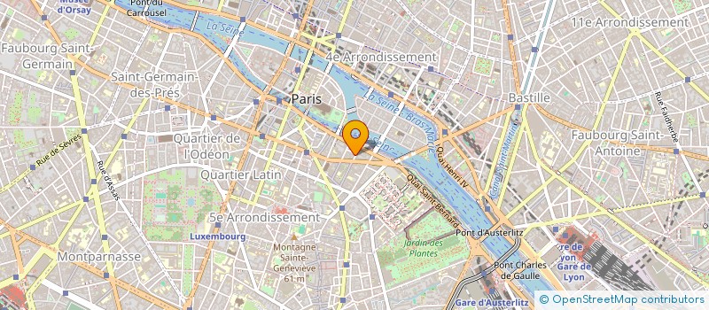 localisation de l'entreprise LA BOULANGE DU SERGENT à PARIS