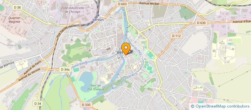 localisation de l'entreprise LA BOULANGERE à VERDUN