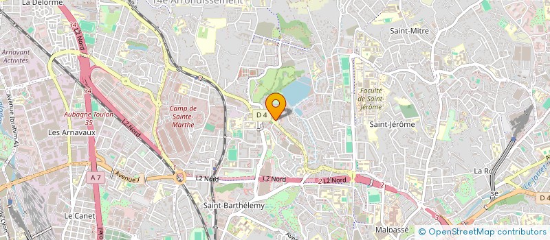 localisation de l'entreprise LA BOULANGERIE à MARSEILLE