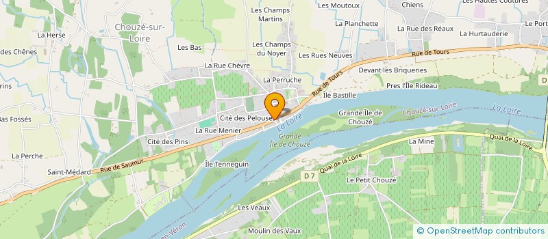 localisation de l'entreprise LA BOULANGERIE BOUTIN  CHOUZE-SUR-LOIRE