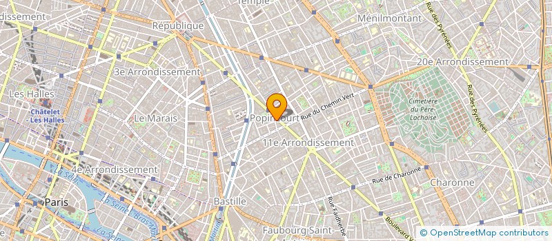 localisation de l'entreprise LA BOULANGERIE D'AMBROISE  PARIS