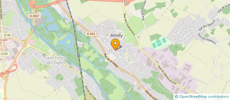 localisation de l'entreprise LA BOULANGERIE D'AMILLY à AMILLY