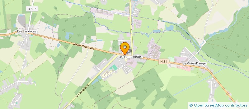 localisation de l'entreprise LA BOULANGERIE D'ONS EN BRAY  ONS-EN-BRAY