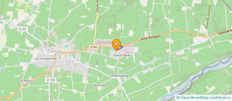 localisation de l'entreprise LA BOULANGERIE DE JULES  TULETTE