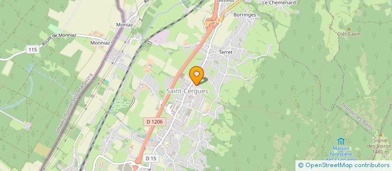 localisation de l'entreprise LA BOULANGERIE DE L'ETOILE  SAINT-CERGUES