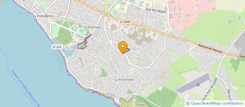 localisation de l'entreprise LA BOULANGERIE DE LA PIRONNIERE à LES SABLES D'OLONNE