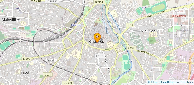 localisation de l'entreprise LA BOULANGERIE DE MARLENE à CHARTRES