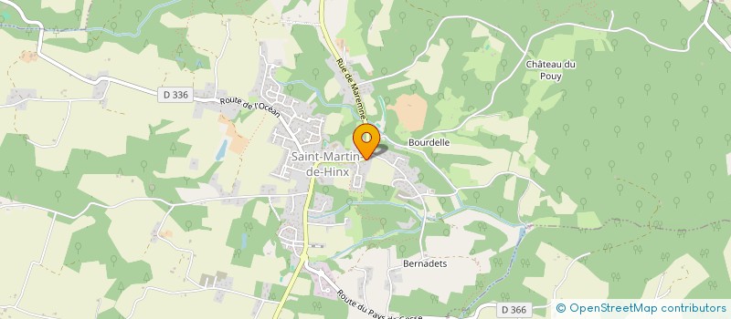 localisation de l'entreprise LA BOULANGERIE DE NICOLAS  SAINT-MARTIN-DE-HINX