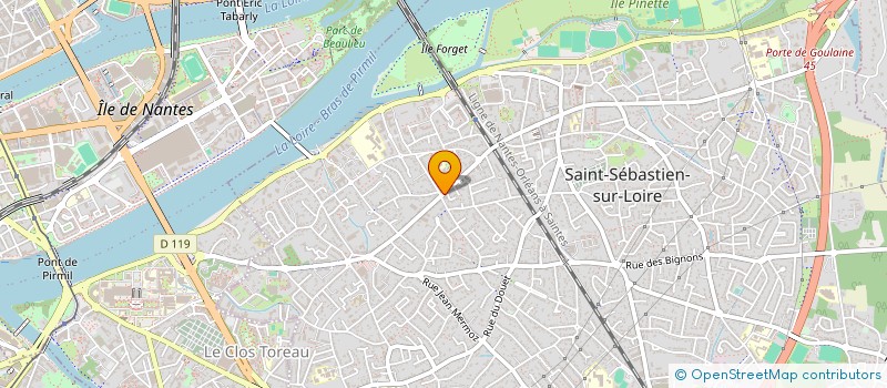 localisation de l'entreprise LA BOULANGERIE DE ST SEB à SAINT-SEBASTIEN-SUR-LOIRE