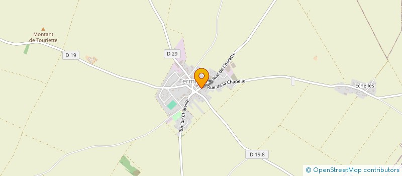 localisation de l'entreprise LA BOULANGERIE DE SYLVAIN à TERMINIERS