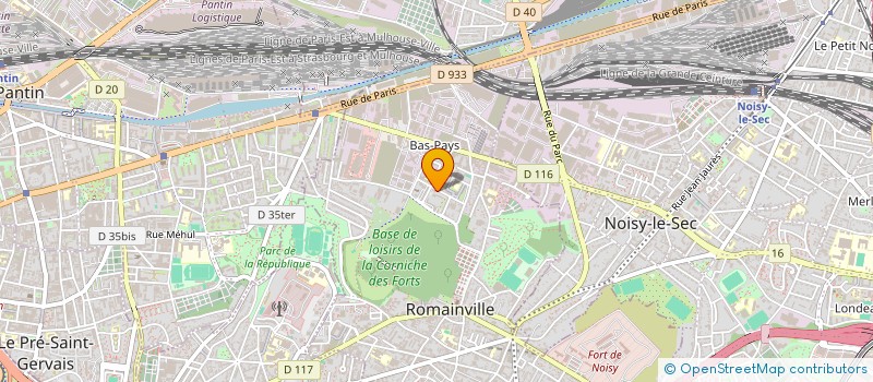 localisation de l'entreprise LA BOULANGERIE DES CHANTALOUPS à ROMAINVILLE