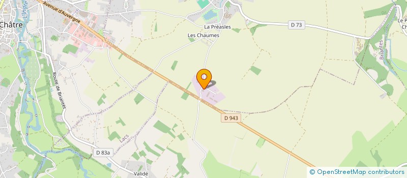 localisation de l'entreprise LA BOULANGERIE DU BERRY à LACS