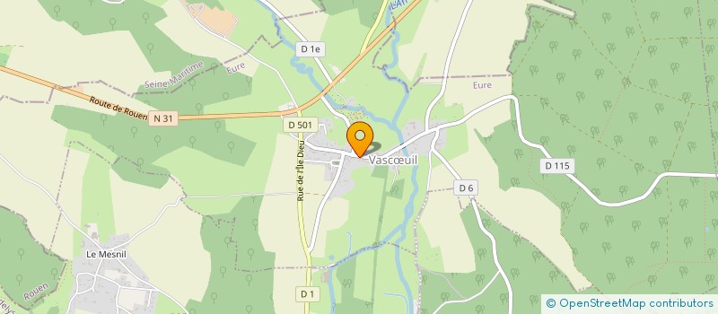 localisation de l'entreprise LA BOULANGERIE DU CHATEAU  VASCUIL