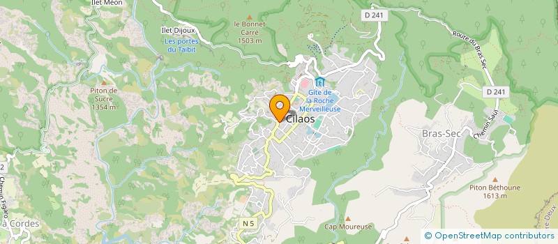 localisation de l'entreprise LA BOULANGERIE DU CIRQUE à CILAOS