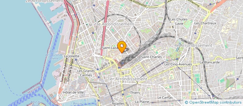 localisation de l'entreprise LA BOULANGERIE DU COIN  MARSEILLE