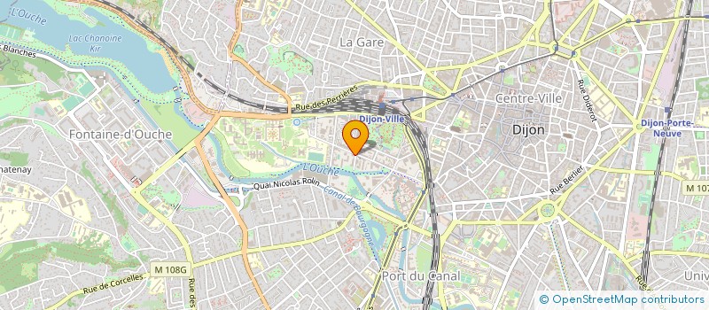 localisation de l'entreprise LA BOULANGERIE DU FAUBOURG à DIJON