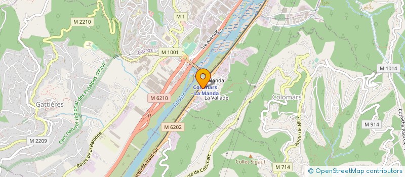 localisation de l'entreprise LA BOULANGERIE DU GRAND STADE à COLOMARS
