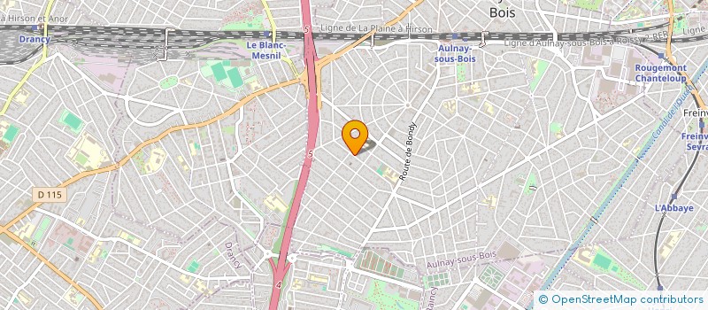localisation de l'entreprise LA BOULANGERIE DU HAVRE à AULNAY-SOUS-BOIS