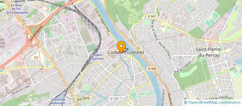 localisation de l'entreprise LA BOULANGERIE DU MOULIN à CORBEIL-ESSONNES