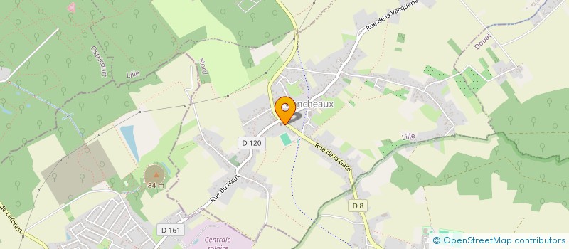 localisation de l'entreprise LA BOULANGERIE DU PERE GAILLARD  MONCHEAUX