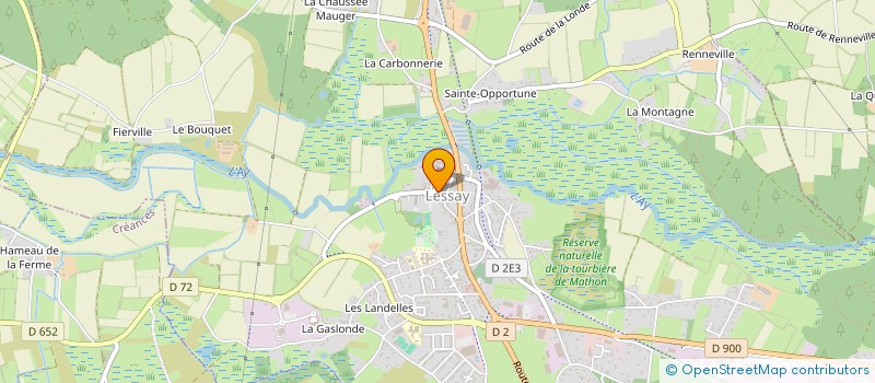 localisation de l'entreprise LA BOULANGERIE DU PHARE DE JEAN-LUC ET CHANTAL  LESSAY