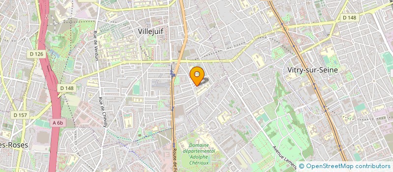 localisation de l'entreprise LA BOULANGERIE DU QUARTIER à VILLEJUIF