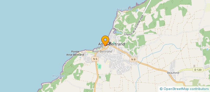 localisation de l'entreprise LA BOULANGERIE DU SPORTIF à L ANSE BERTRAND