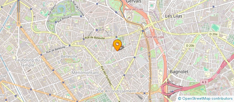 localisation de l'entreprise LA BOULANGERIE DU TELEGRAPHE  PARIS