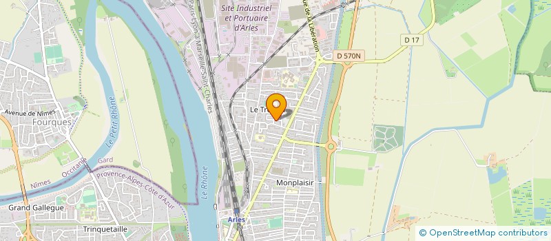 localisation de l'entreprise LA BOULANGERIE DU TREBON S.A.S.U à ARLES
