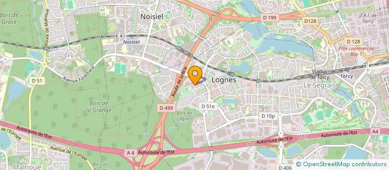 localisation de l'entreprise LA BOULANGERIE DU VILLAGE à LOGNES