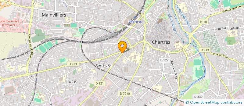 localisation de l'entreprise LA BOULANGERIE JEANNE D'ARC à CHARTRES