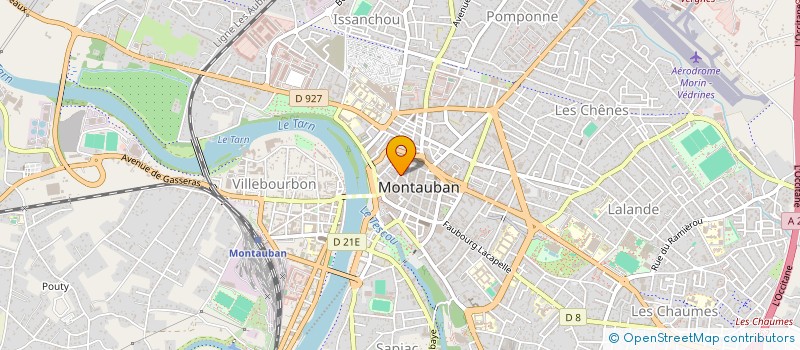 localisation de l'entreprise LA BOULANGERIE LA PAUSE GOURMANDE à MONTAUBAN