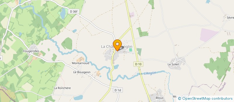 localisation de l'entreprise LA BOULANGERIE LORILLOUX à MOUHET
