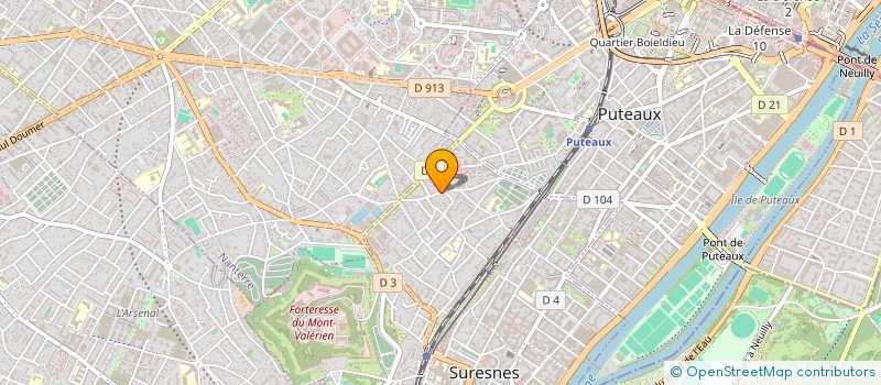 localisation de l'entreprise LA BOULANGERIE MAGIC à SURESNES