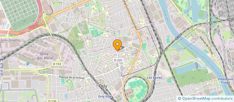 localisation de l'entreprise LA BOULANGERIE TRADITIONNELLE D ORLY  ORLY