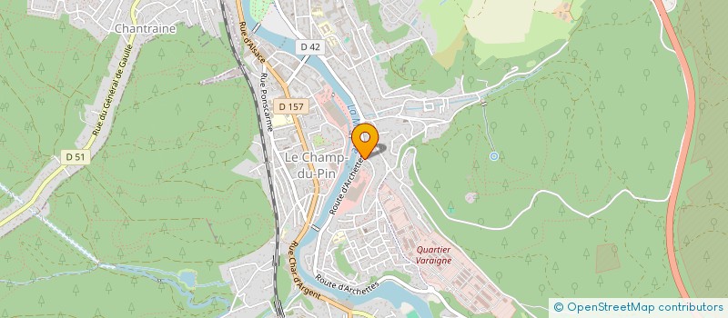 localisation de l'entreprise LA BOULANGERIE VOSGIENNE à EPINAL