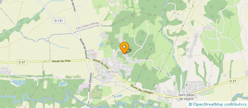 localisation de l'entreprise LA BOULE A MAURICE  VERNIOZ