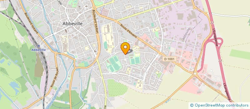 localisation de l'entreprise LA BOULE ABBEVILLOISE à ABBEVILLE