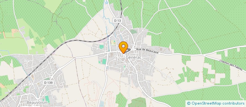 localisation de l'entreprise LA BOULE AMICALE à GENERAC
