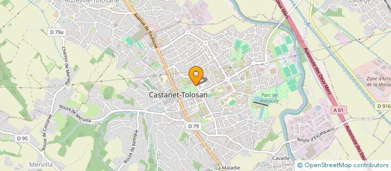 localisation de l'entreprise LA BOULE ARGENTEE CASTANEENNE à CASTANET-TOLOSAN