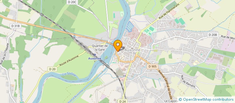 localisation de l'entreprise LA BOULE AUXONNAISE à AUXONNE