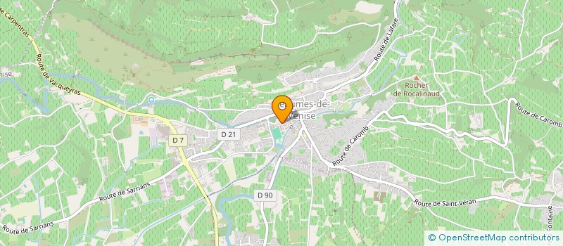 localisation de l'entreprise LA BOULE BALMEENNE  BEAUMES-DE-VENISE